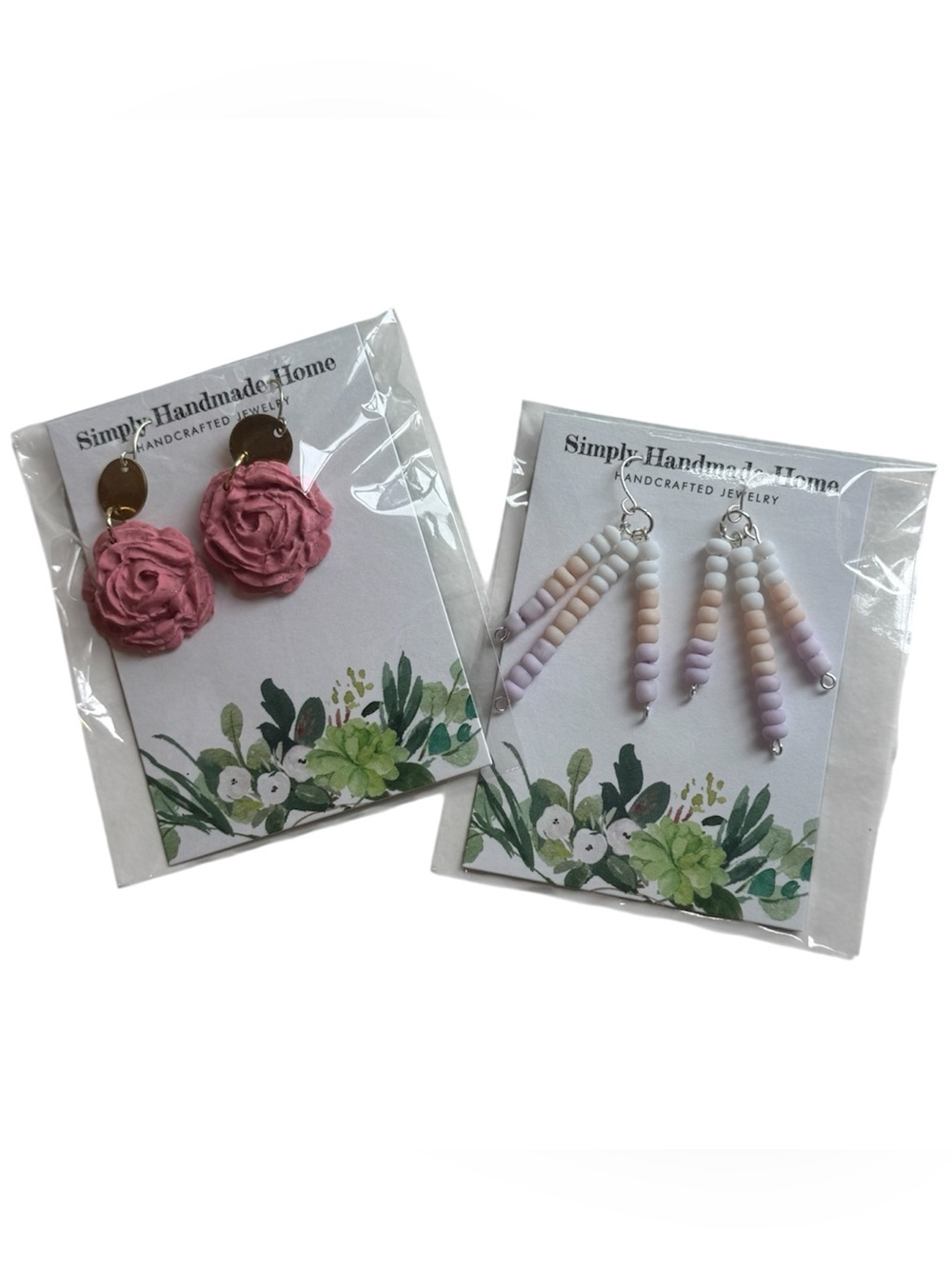 Two pairs of handmade Earrings - Accessories